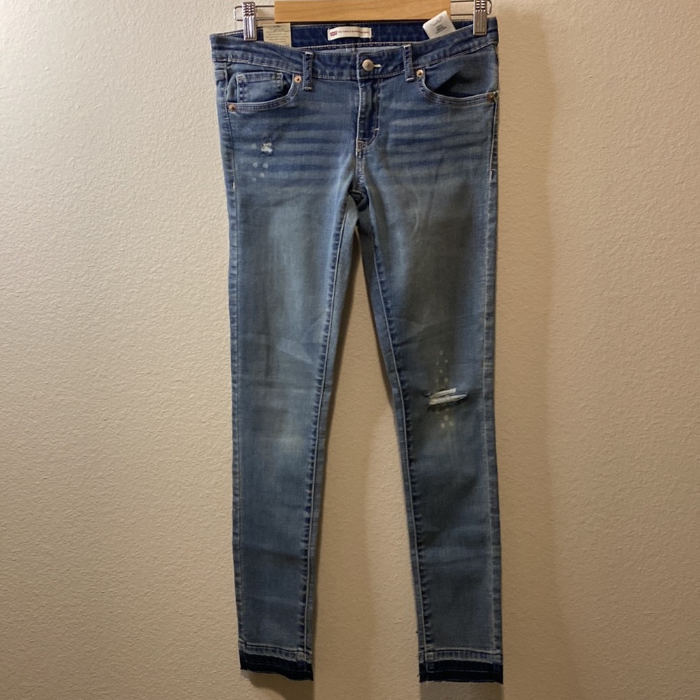 Levis 710 Ankle Super Skinny adjustable waistband 14R